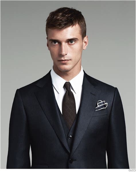 gucci mens suit black and gold|Gucci tailoring.